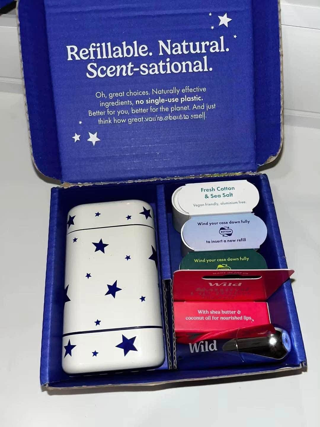 Some of the eco swaps at Paw to Paw Pet Care β Biothane leads, refillable smol cleaning and washing-up bottles, refillable Wild body wash and a plastic-free refillable deodorant case